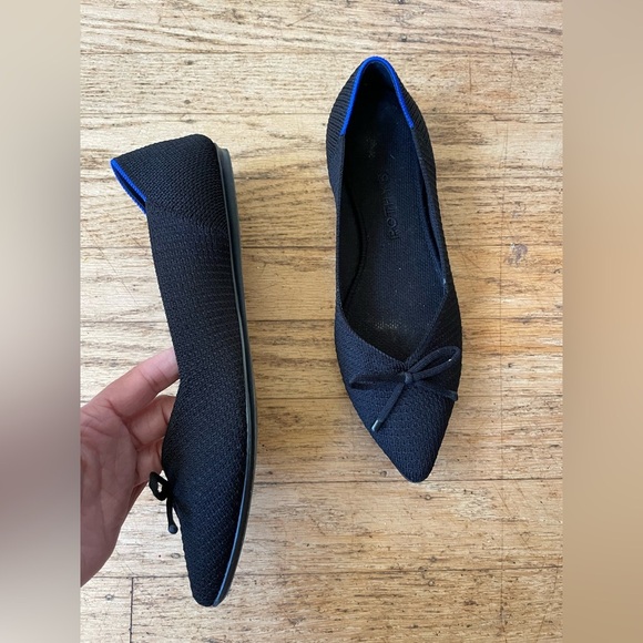Rothy's Black Flats Comfortable Everyday Loafers - Picture 6 of 11